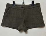 (STRETCH♥/FLEECE♥) Y2Kウールローライズマイクロショートパンツ