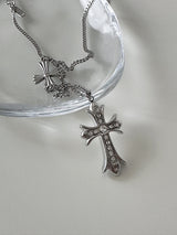 double cross necklace