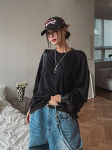 Rosie SelfpaウォッシングオーバーTシャツ