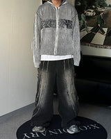 SH Rup Knit Hood Zip-up (2C)