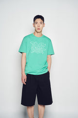 25SS ADLV PLANET SHORT SLEEVE T-SHIRT DARK LIGHT GREEN