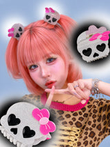 kawaii skull hair-clip (개별판매)