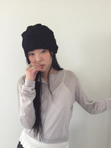 Summer Punching Crewneck Cardigan (4color)
