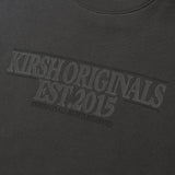 UNI WORDING LOGO スウェットTシャツ - CHARCOAL