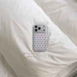 (반투명) red dot phone case