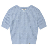 KIRSH PLAIN BACK HOLE POINT KNIT - SKY  