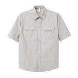 LMN アンダースUティップナイロン半袖シャツ (4 colors)