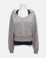 Doe Layered Halter-Neck Sweatshirt Set