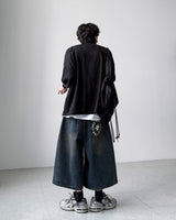Able Lettering Bermuda Denim