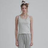 Floral Sleeveless (Grey)