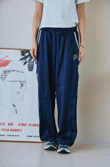 26SS★ Curved Line Track Pants