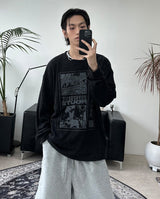 Reton graphic knit long sleeve
