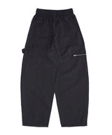 ダストナイロンワイドパンツ_ブラック