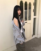テチクラシックデイリーチェックシャツ