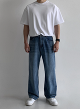 Essential Semi-Overfit Cotton Short Sleeve Tee