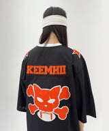 STAR AMERICAN CAT FOOTBALL JERSEY - [BLACK]