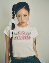 GGU WORLD CROP TEE
