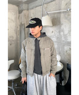ヘンリーネッククロップパーカー