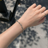 Vintage Silver Star Beaded Bracelet