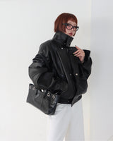 ローランハイネックレザージャケット
