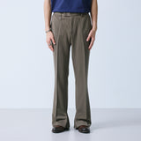 2way hidden extend bootcut slacks brown