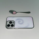 [MADE]フェアリーソルベ スマホケース（ガラスシルバーバンパー）