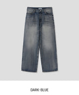 Tero Double Back Pocket Embossed Denim Pants