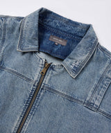 Denim Zip Vest