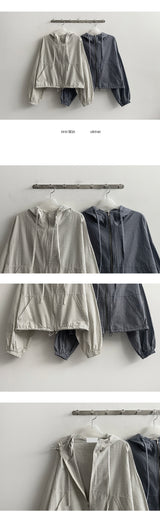 Bahu Stripe Hooded Zip-Up