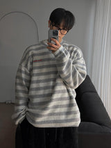 フラッフィールーシーフリースボーダーTシャツ (3color)