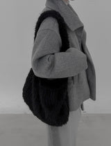 Mezz High Neck Wool Half Coat
