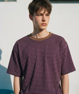26SS★ Georgette Cool Stripe Short Sleeve T-shirt