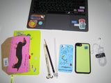 lemon square patch epoxy phone case