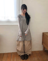 テケンボタンワイドカーゴパンツ