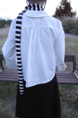 Hime round collar shirt