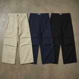 Articulated Knee Wide-Leg Trousers