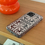 SUMMER CROCHET HARD JELL CASE _ SQUARE