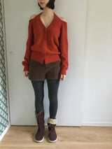 Whistle Angora Halter Neck Cardigan (3color)