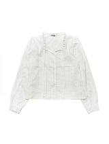  BETTY PINTUCK BLOUSE (WHITE)