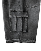 Faded Vintage Bermuda Cargo Denim