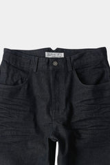 3Dフィットエンボスデニムパンツ (Black)