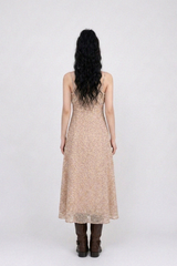 BLOOMING GARDEN CHIFFON DRESS