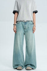 Washed Blue Cleanfit Jeans