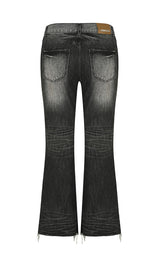 25FW★ [LANARCH] フレイラインブーツカットデニム