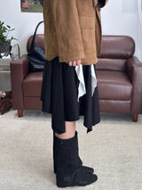 LAP FLARE SKIRT