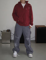 Vintage Damaged Double Knee Work Pants (3c)