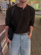 Solt curved denim pants