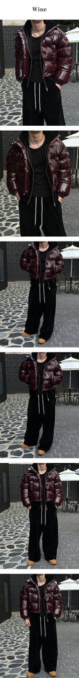 [F/W] ボリュームクロップグロッシーパッディング(3color)