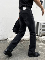 Straight Matte Black Denim