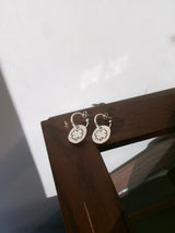 Silver Plated Leaf Earring